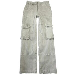 PTCL Ethical‎ Clothing Pants Womens 29 Utility Cargo Wide Leg Baggy Grunge Punk